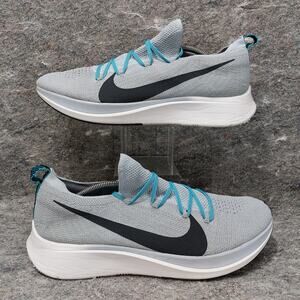 Nike Zoom Fly Flyknit Sneakers Men's Size 14 Wolf Grey AR4561-004 Sportswear